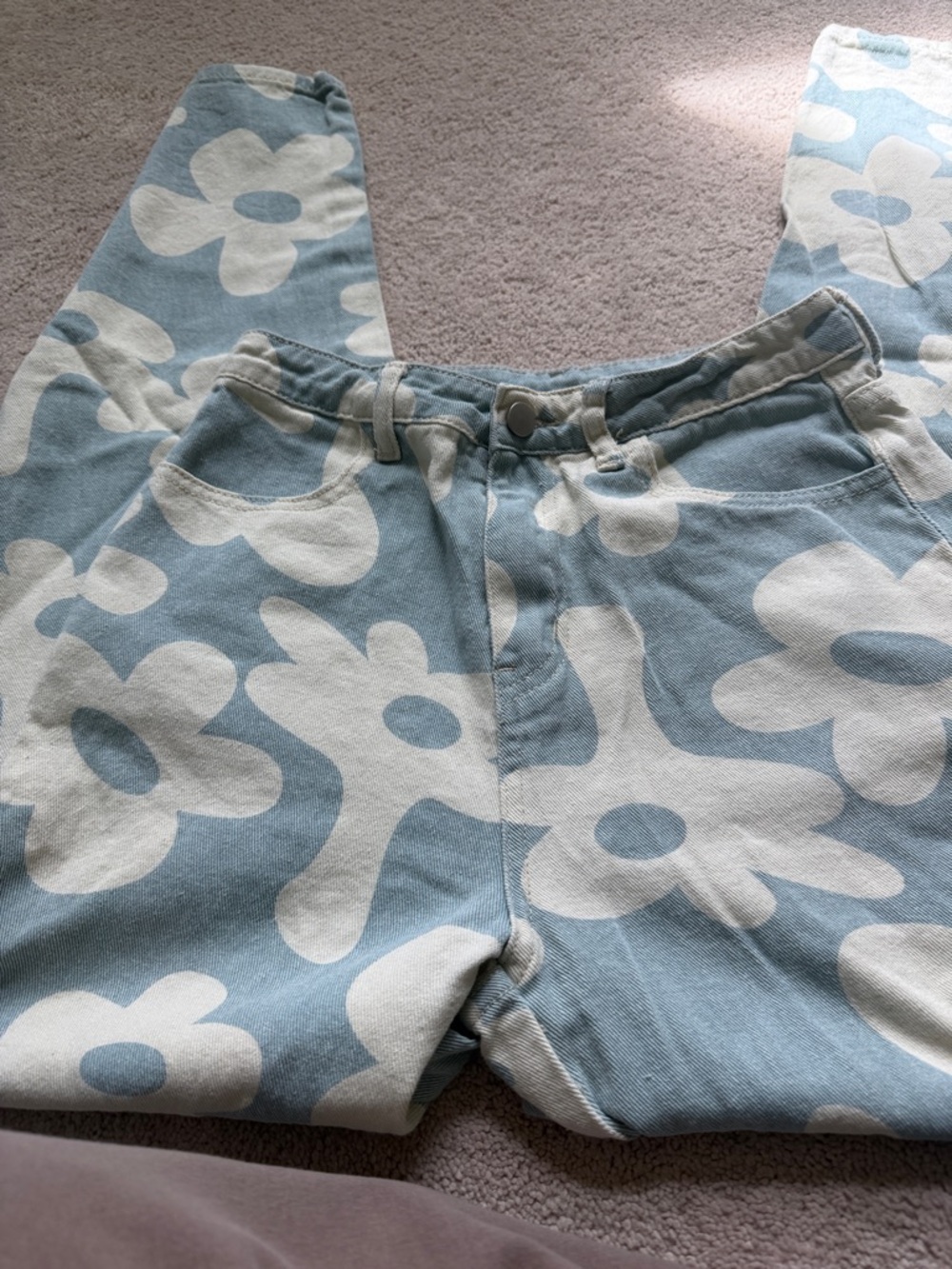 Bailey Rose Pastel Blue Denim jeans